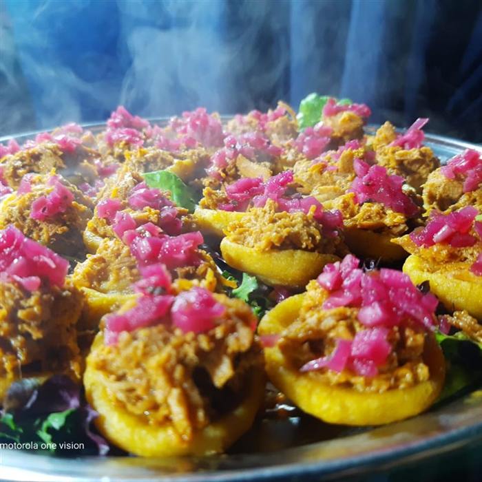 Sopes de cochinita pibil